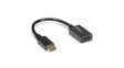 DP2HDMI2 Adapter with Latches, DisplayPort Plug / HDMI Socket