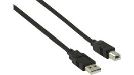 CCGP60100BK50, USB 2.0 Cable A Male - B Male 5 m Black, Nedis (HQ)