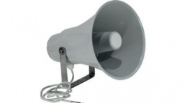 DK 8 MW - 100 V, Re-Entrant Horn Speaker 210mm 8Ohm 30W 108dB Light Grey, Visaton