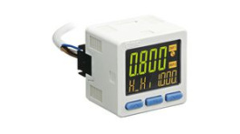 ZSE20F-P-01-L, Digital Pressure Switch -100kPa ... 100kPa, R1/8 Male Thread, SMC PNEUMATICS