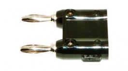BU-PMDP-S-0, Double Shorting Banana Plug 15A 5kV Nickel-Plated, MUELLER