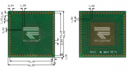 RE966-01E, Prototyping board FR4 Epoxide + chem. Au, Roth Elektronik