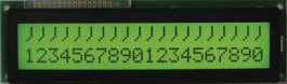 DEM 20232 SYH-LY, Dot matrix LCD display 8.30 mm 2 x 20, Display Elektronik