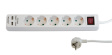KF-B-05KFU Power strip + USB 5 Protective contact DE - 1.4 m