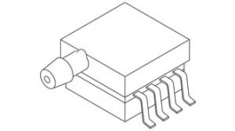 MP3V5050GP, Pressure Sensor, 0 ... 50 kPa, Gauge, Analogue, Dry Air, SOP, NXP