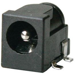 DC-10BS, Power jack, SMD 2.5 6.4 mm, Cliff