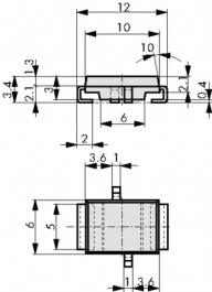 SMV-R050, Precision resistor, SMD 0.05 Ohm 5 W +- 1 %, ISABELLENHUTTE