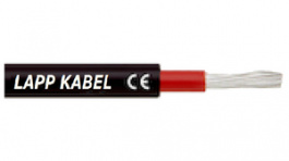 OLFLEX SOLAR XLR-R 1X6 RD/BK, Stranded wire 6.00 mm2 black Halogen-FreeFlame-Retardant, 0023189, LAPP