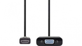 CCGP34900BK02, HDMI - VGA Cable HDMI Plug - VGA Female 200mm, Nedis (HQ)