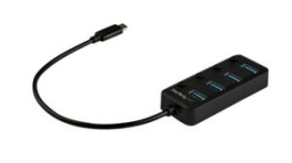 HB30C4AIB, USB Hub, 4x USB A Socket - USB C Plug, StarTech.com