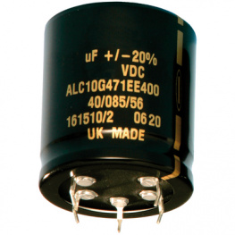 ALC10A221DD550, Aluminium Electrolytic Capacitor 220 uF 550 VDC, Kemet