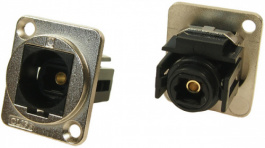 CP30217M, Fiber Optic Connector in XLR Housing Toslink Metal Nickel-Plated, Cliff