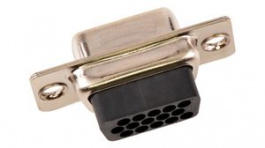 CT09-15S7, Socket D-Sub Connector, DE-15, Crimp, FCT