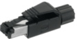 09451511100 Вилка; RJ45; PIN:4; Кат:5; позолота; Конфиг.выводов:8p4c; 24?22AWG