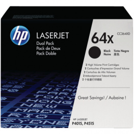 CC364XD, Toner duopack Black, HP