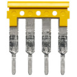 1693820000 ZQV2.5N-4GE Cross connector 23 x 2.8 x 19.9 mm Yellow Z Series Poles=4
