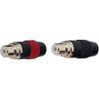 NF2CLF/2 (pair) Cable socket black red + black PU=2 ST