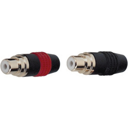NF2CLF/2 (pair), Cable socket black red + black PU=2 ST, Contrik