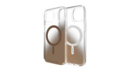 702008223, Cover with MagSafe, Transparent/Gold, Zagg