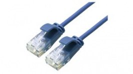 21.15.3943, Patch Cable, RJ45 Plug - RJ45 Plug, Patch Cable, U/UTP, 1m, Blue, Roline