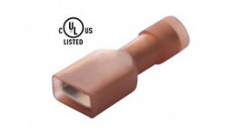 RND 465-00517 [100 шт], Blade Receptacle Nylon Red 4.8 x 0.8 mm Pack of 100 pieces, RND Connect