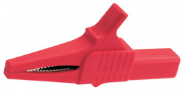 XKK-1001 RED, Предохранительный зубчатый зажим ø 4 mm красный, Staubli (former Multi-Contact )