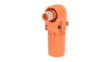 SLPPB50BSO0EH 8mm Cable Plug, Receptacle, 1 Poles, 200A, Orange