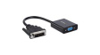 DVI2VGAE USB Powered Adapter, DVI-D 24+1-Pin Plug / VGA Socket