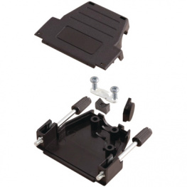 MHDSSK-P-25-L-K, Корпус: для разъемов D-Sub; D-Sub 25pin,D-Sub HD 44pin; UNC4-40, MH Connectors