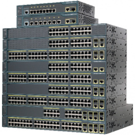 WS-C2960-24TC-L, Switch 24x 10/100, 2x 1000 2x SFP 19", Cisco Systems