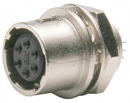 HR10A-7R-6S(73), Разъем: круглый; гнездо; HR10; "мама"; PIN: 6; push-pull; 2А; пайка, Hirose