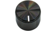 RND 210-00330 Aluminium Knob, black