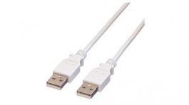 11998944, USB Cable USB-A Plug - USB-A Plug 4.5m White, Value