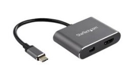 CDP2HDMDP, Adapter, USB-C Plug - HDMI Socket/Mini DisplayPort Socket, StarTech.com