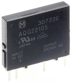 AQG22212, Solid State Relay 12 VDC, Panasonic