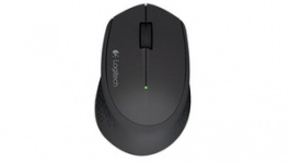 910-004287, Wireless Mouse M280 1000dpi Optical Black, Logitech