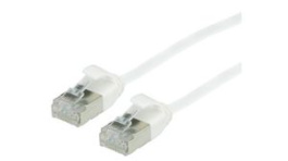 21.44.1704, Patch Cable, RJ45 Plug - RJ45 Plug, CAT6a, F/UTP, 1.5m, White, Roline