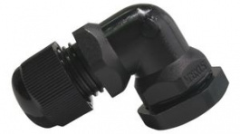 RND 465-00877 [10 шт], Bend Cable Gland 4 ... 8mm Polyamide M16 x 1.5 Black, Pack of 10 pieces, RND Components