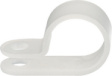 H 8 P Cable Clamp Polyamide 6.6 White diam. 14 mm - 211-60089