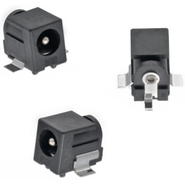 694106105102, DC Power jack, Female, 6.4 mmSeries WR-DC 90° SMT, WURTH Elektronik