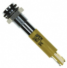Q6F1CXXY24E, LED Indicator yellow 24 VDC, APEM