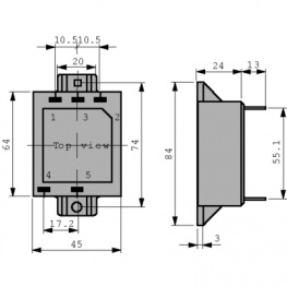 TMS 15115F, Switching power supply 15 W 1 output, Traco Power
