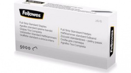 5117501 [5000 шт], Full Strip Staples, Pack of 5000 pieces, Silver, Fellowes
