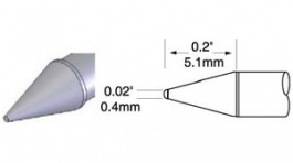 UFC-7CN5504S, Soldering Tip Conical 0.4mm, Metcal