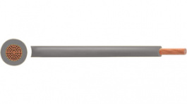 RND 475-00850 [100 м], Flexible Stranded Wire PVC, 0.75mm², Bare Copper, Grey, H05V2-K, 100m, RND Cable