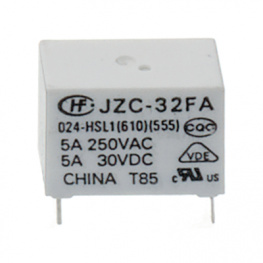 HF32FA/012-HSL1 (610), PCB power relay 12 VDC 200 mW, HONGFA