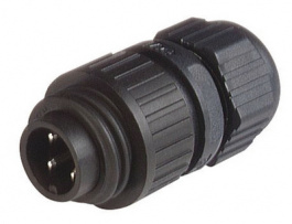 CA 3 LS, Разъем: круглый; -40?90°C; Класс защиты: IP67; Серия: CA; вилка, Hirschmann
