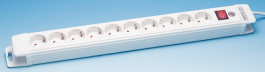 1951100100, Outlet Strip, 10xF (CEE 7/3), 3 m, Brennenstuhl
