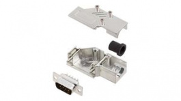 DCMR09-ULP-DBP-K, Вилка; D-Sub; PIN:9; "папа"; угловой 90°; под пайку; на провод, Encitech Connectors