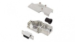 DCMR09-ULP-DBS-K, Вилка; D-Sub; PIN:9; "мама"; угловой 90°; под пайку; на провод, Encitech Connectors